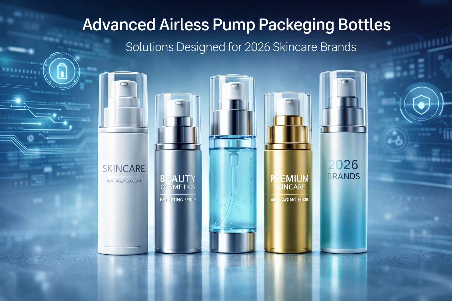 Advanced Airless Pump Packaging Solutions Designed for 2026 Skincare Brands